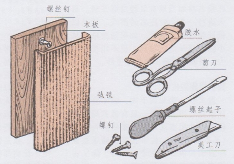 制作供猫扒抓的柱子